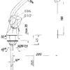 SPÜLTISCH-EINLOCH-ZWEIGRIFFBATTERIE GSV_GS1071P